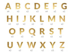 Gold Alphabet Banner