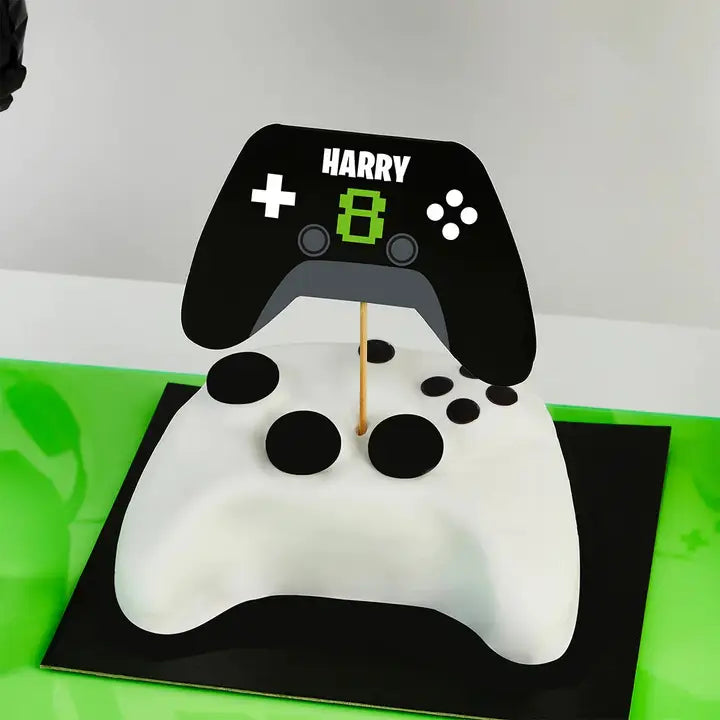 Game Controller Cake Topper & X2 Sticker Sheets