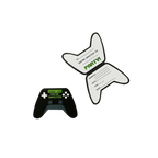 Black game controller invitation card for gaming birthday theme from Parte Haus party supply store in Bethesda Maryland