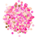 Pink and gold jumbo confetti balloon kit festive decor for gender reveal from Parte Haus party supply store in Bethesda Maryland