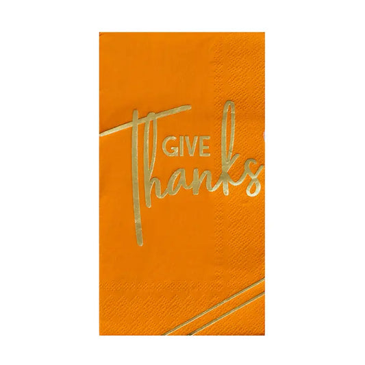 Give Thanks Guest Napkins - 16 Pk.