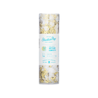 Golden artisan confetti in clear tube elegant festive decor from Parte Haus party supply store in Bethesda MD