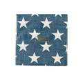 Navy star cocktail napkin with white stars patriotic theme from Parte Haus party supply store in Bethesda MD