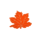 Orange leaf shaped napkin for fall or Thanksgiving from Parte Haus party supply store in Bethesda Maryland