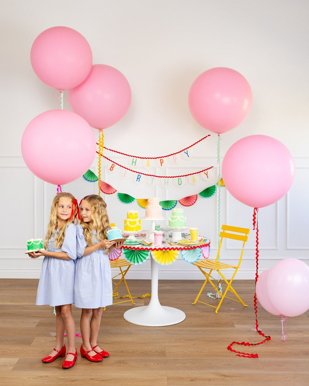 Multicolor Bright "Happy Birthday" Felt Banner