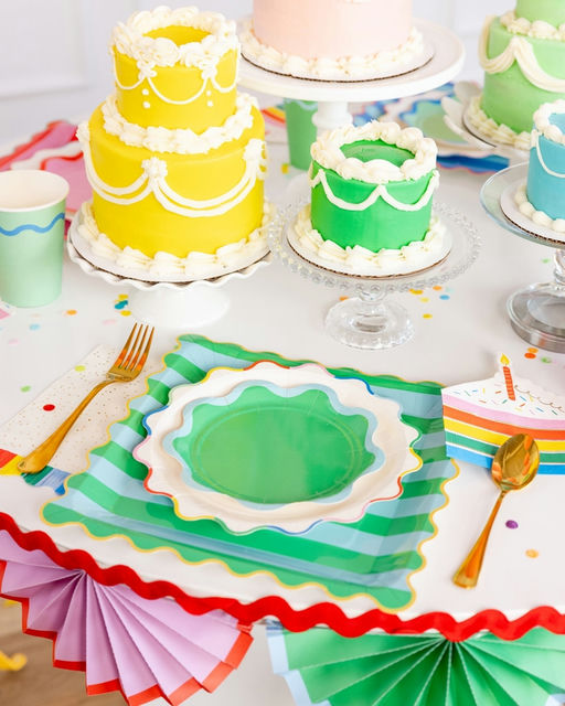 Multicolor Birthday Paper Bunting Banner