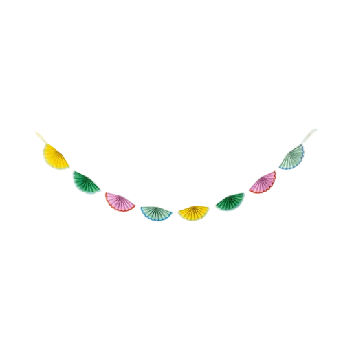 Multicolor Birthday Paper Bunting Banner