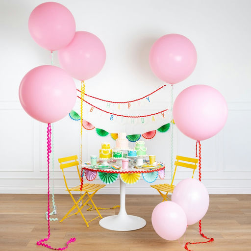 Multicolor Birthday Paper Bunting Banner