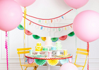 Multicolor Birthday Paper Bunting Banner
