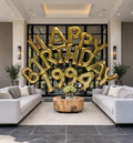HAPPY BIRTHDAY FOIL LETTER ARCH