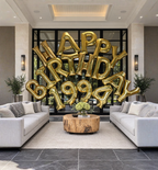 HAPPY BIRTHDAY FOIL LETTER ARCH