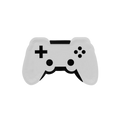 Black and white game controller plate for gamer birthday from Parte Haus party supply store in Bethesda, Maryland