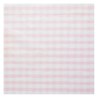 Pink gingham table cover with checkered pattern picnic theme from Parte Haus party supply store in Bethesda Maryland