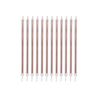 Rose gold birthday candles with pointed tops for celebration from Parte Haus party supply store in Bethesda MD