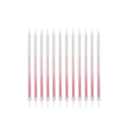 Pink ombre birthday candles tall and slim for birthday from Parte Haus party supply store in Bethesda Maryland