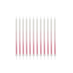 Pink ombre birthday candles tall and slim for birthday from Parte Haus party supply store in Bethesda Maryland