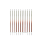 rose gold birthday candles elegant tall slim style celebration decor from Parte Haus party supply store in Bethesda MD