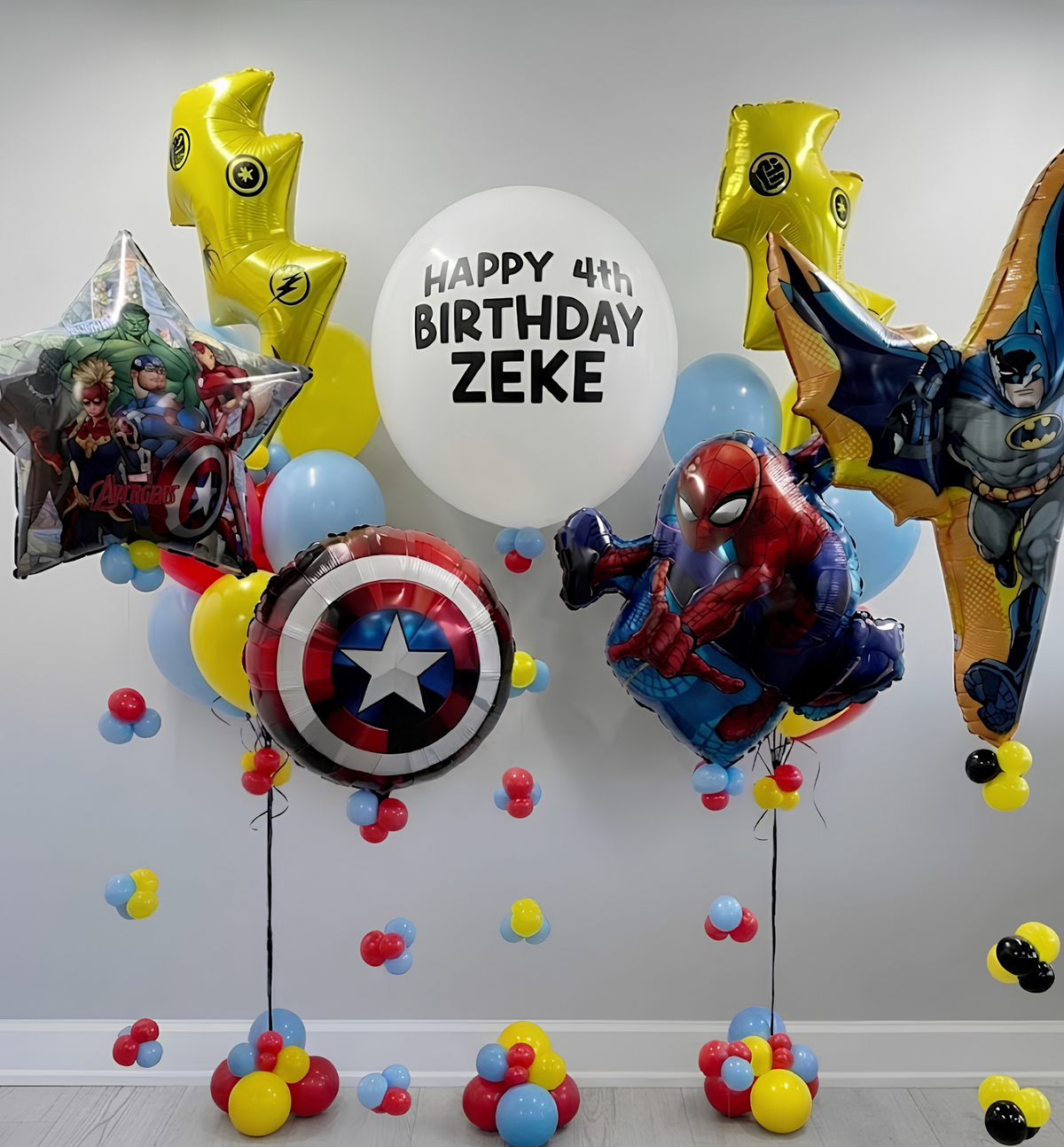 Superhero Party Balloon Bundle