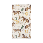 Brown and White Horse Themed Dinner Napkins