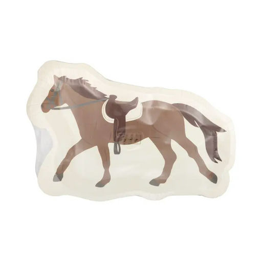 Brown Horse Shaped Large Dinner plates