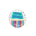 Clear balloon with colorful candles and Happy Birthday banner birthday theme from Parte Haus party supply store in Bethesda MD