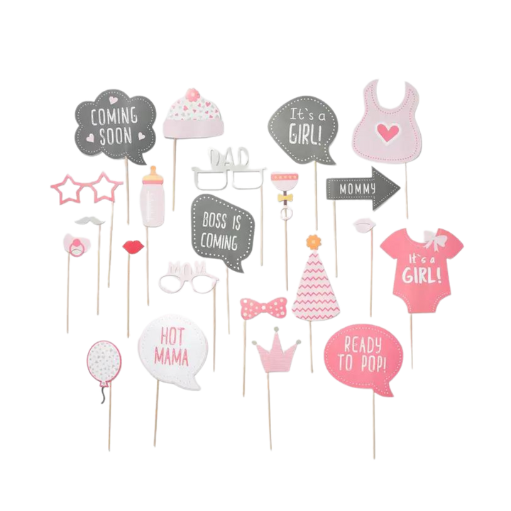 Hooray Baby Pink Photo Props
