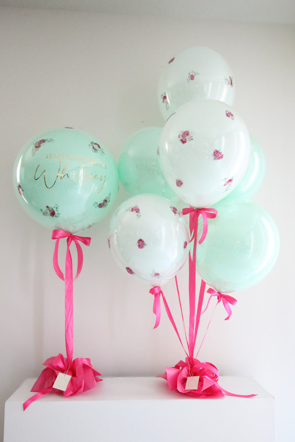 Frenchie Mint Personalized Balloons