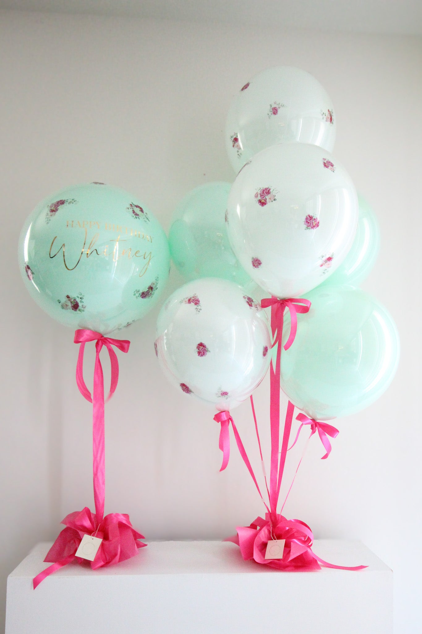 Frenchie Mint Personalized Balloons