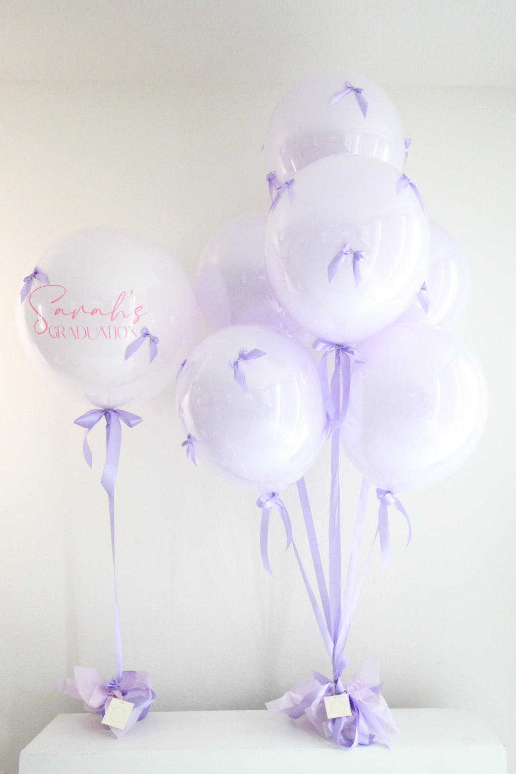 Lavender Romance Personalized Balloons