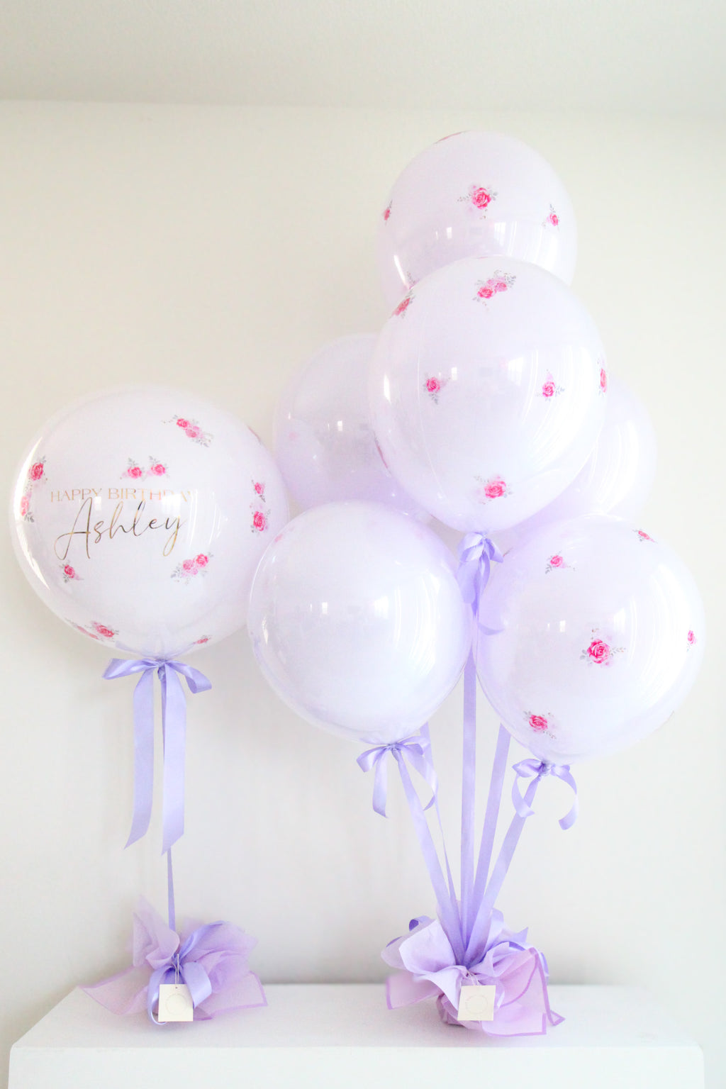Hush of Lilac Personalized Balloons