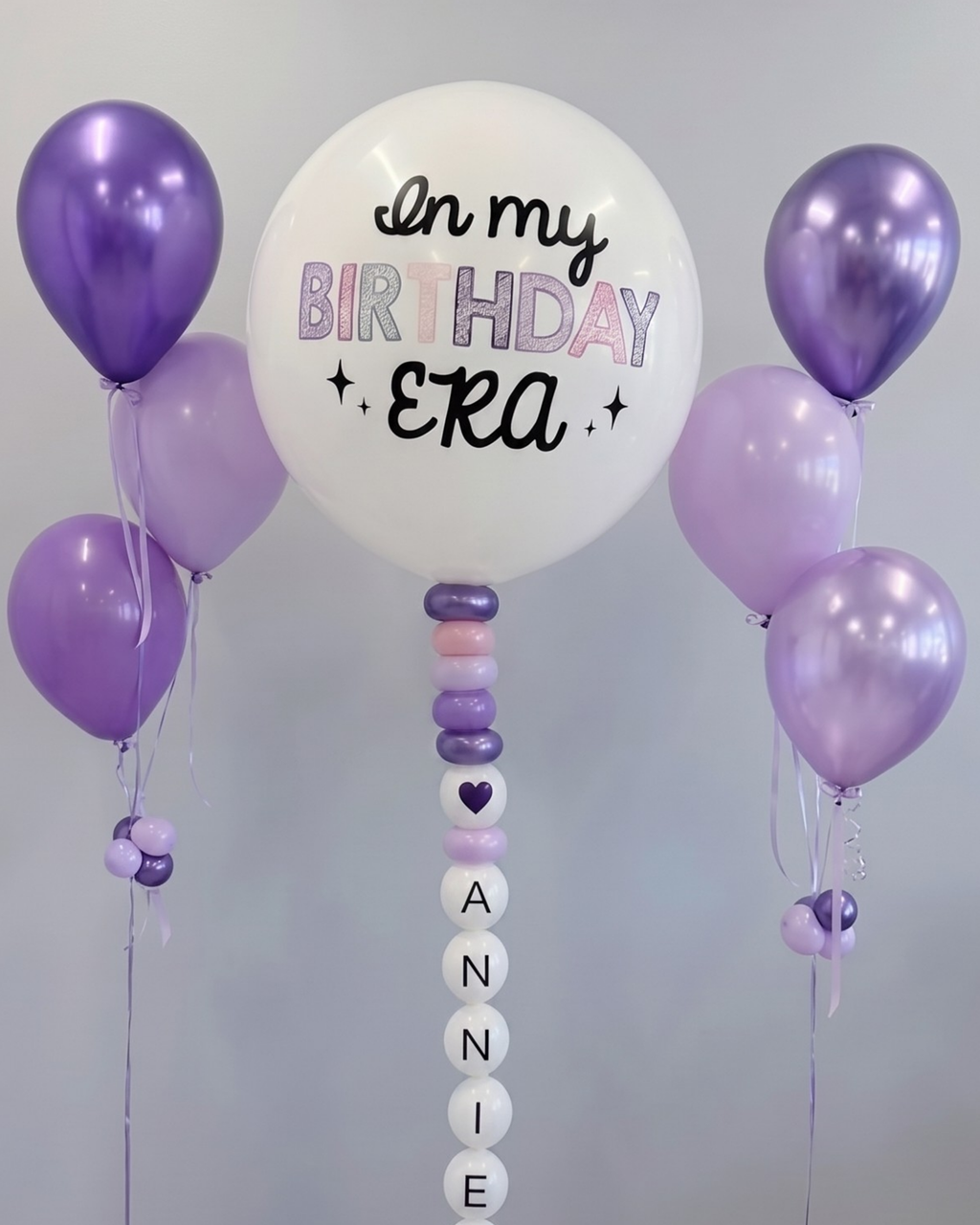 In My Birthday Era Lavender Balloon Bundle