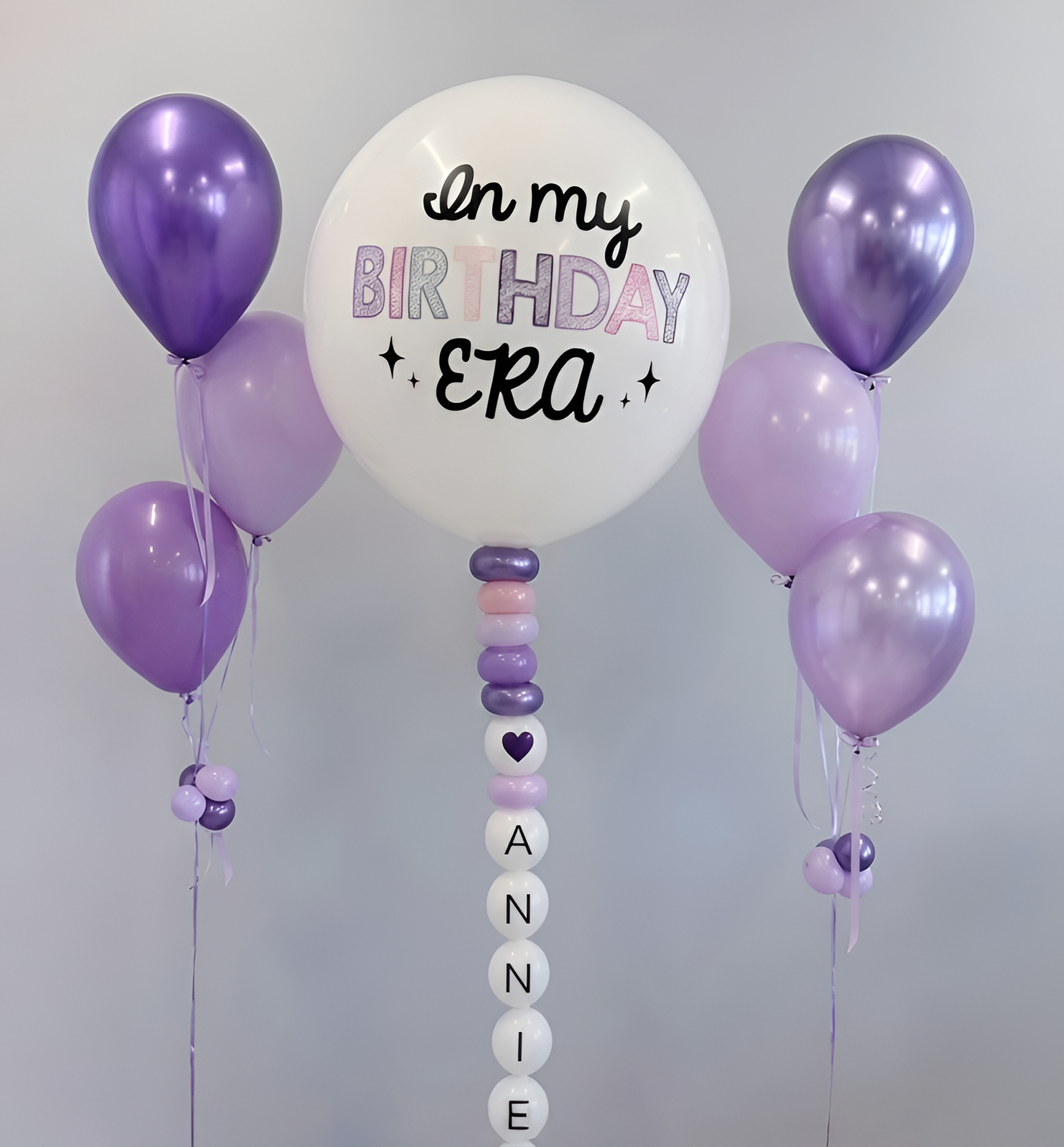 In My Birthday Era Lavender Balloon Bundle
