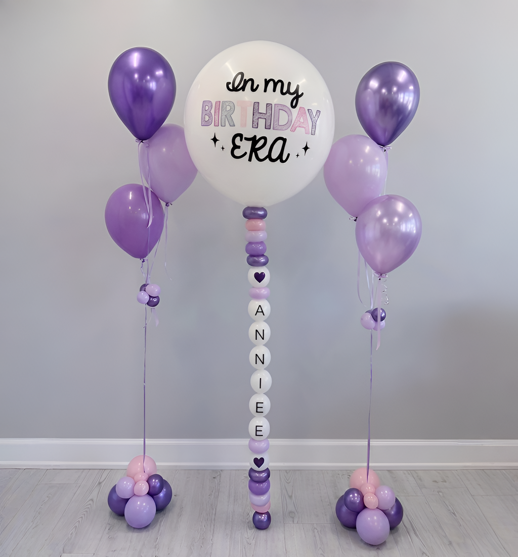 In My Birthday Era Lavender Balloon Bundle