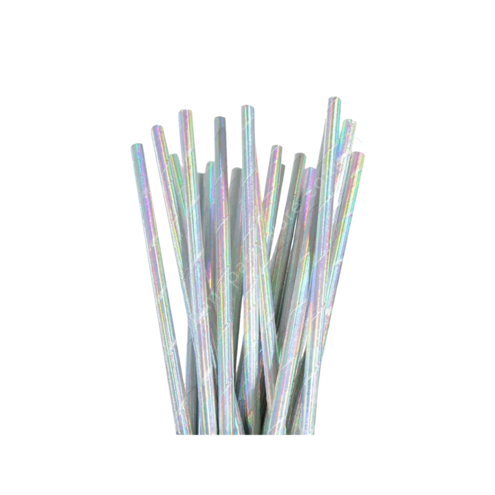 Iridescent Straws - 25 pk