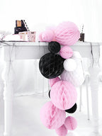 Black Honeycomb Ball Backdrop