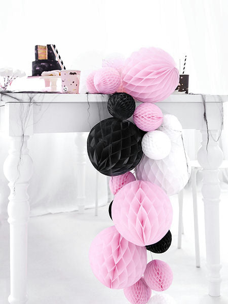 Black Honeycomb Ball Backdrop