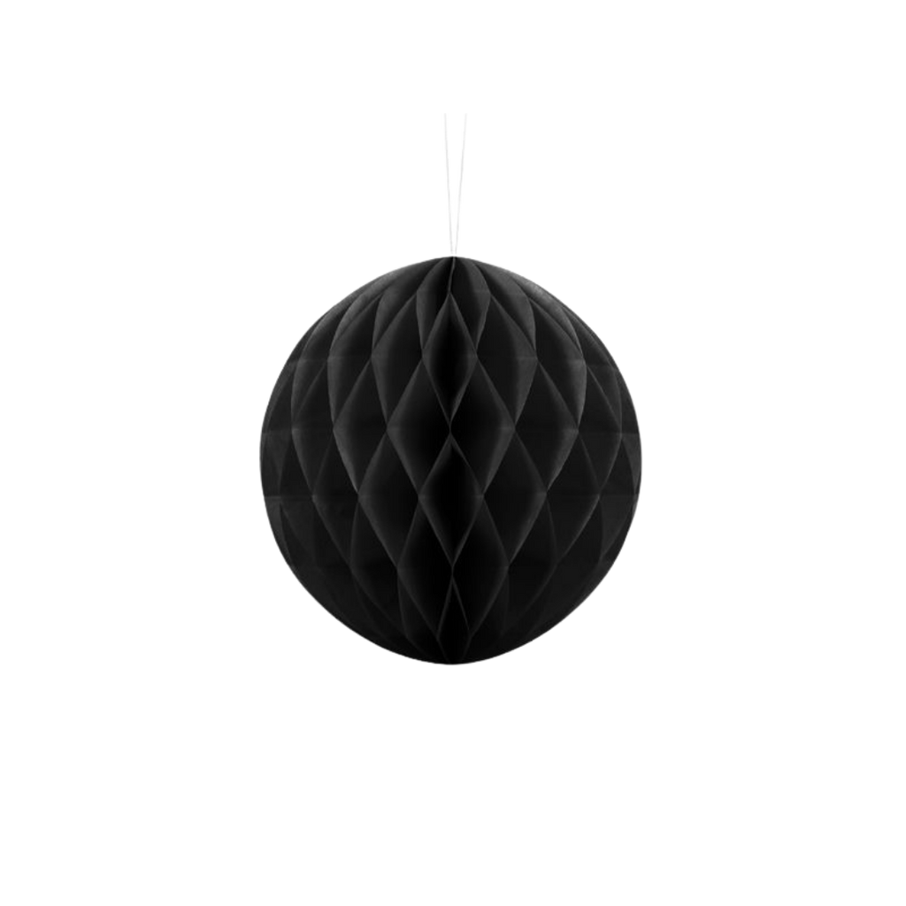 Black Honeycomb Ball Backdrop