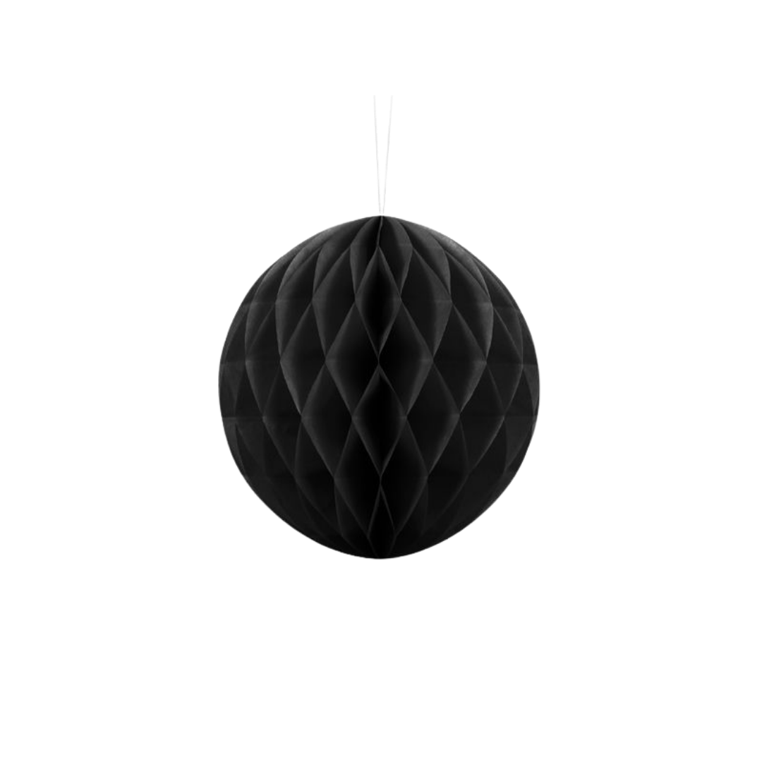 Black Honeycomb Ball Backdrop