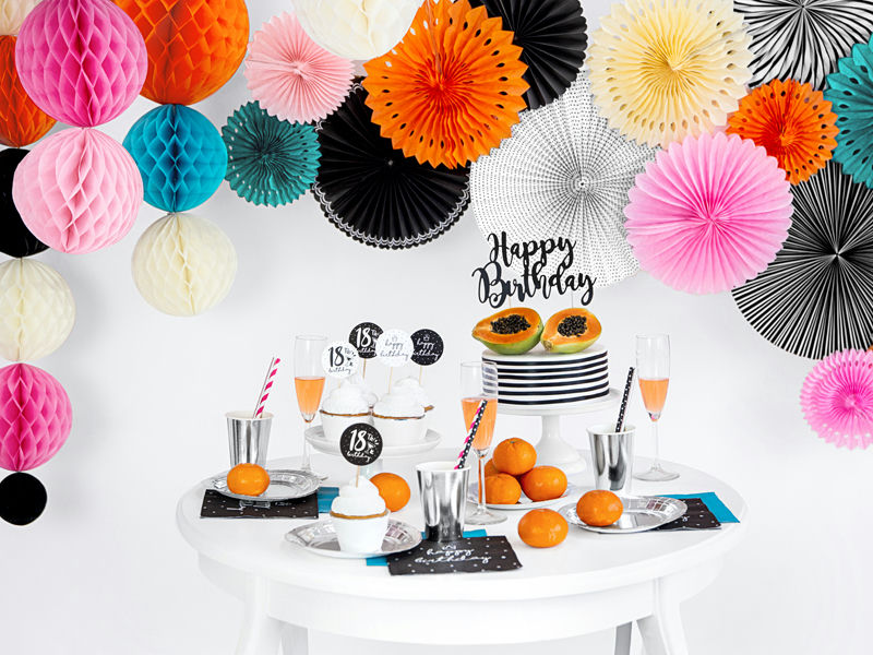 Black Honeycomb Ball Backdrop