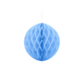 Light Blue Honeycomb Ball Backdrop