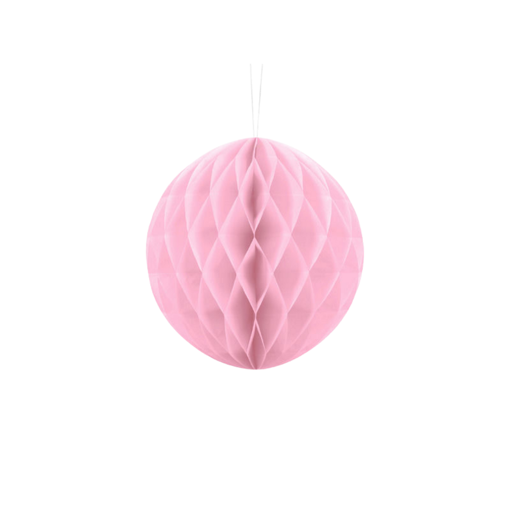 Pink Honeycomb Ball Backdrop