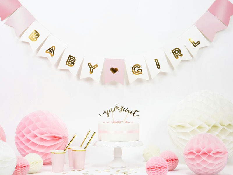 Pink Honeycomb Ball Backdrop