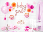 Pink Honeycomb Ball Backdrop