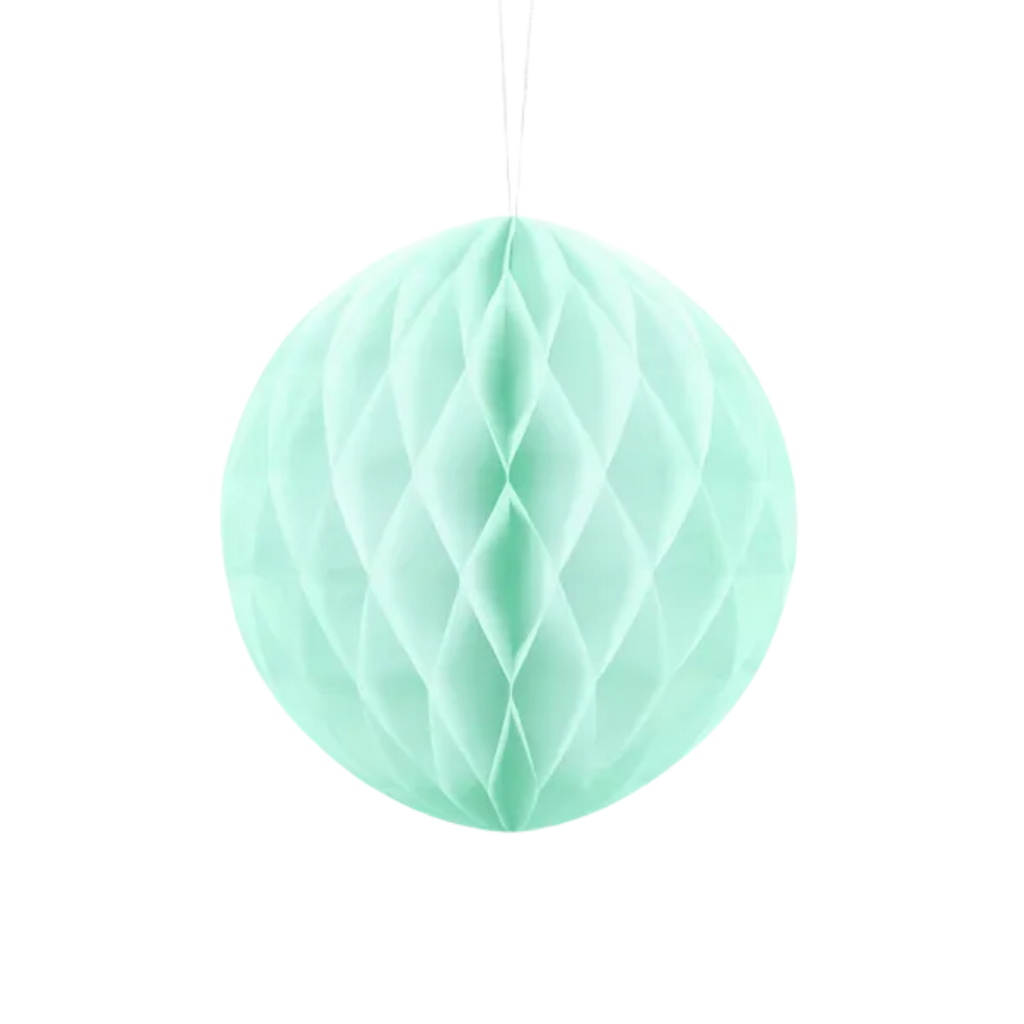 Light Mint Honeycomb Ball Backdrop