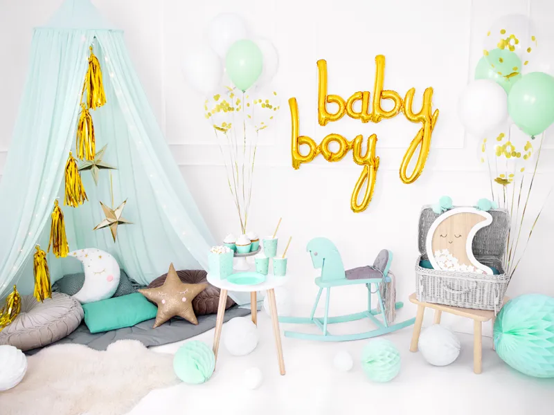 Light Mint Honeycomb Ball Backdrop