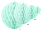 Light Mint Honeycomb Ball Backdrop