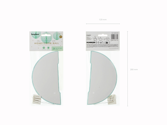 Light Mint Honeycomb Ball Backdrop