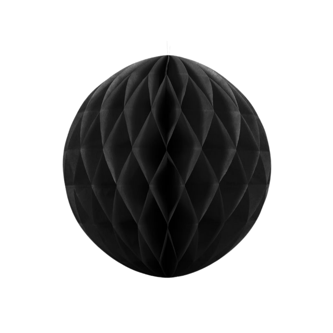 Black Honeycomb Ball Backdrop