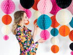 Black Honeycomb Ball Backdrop