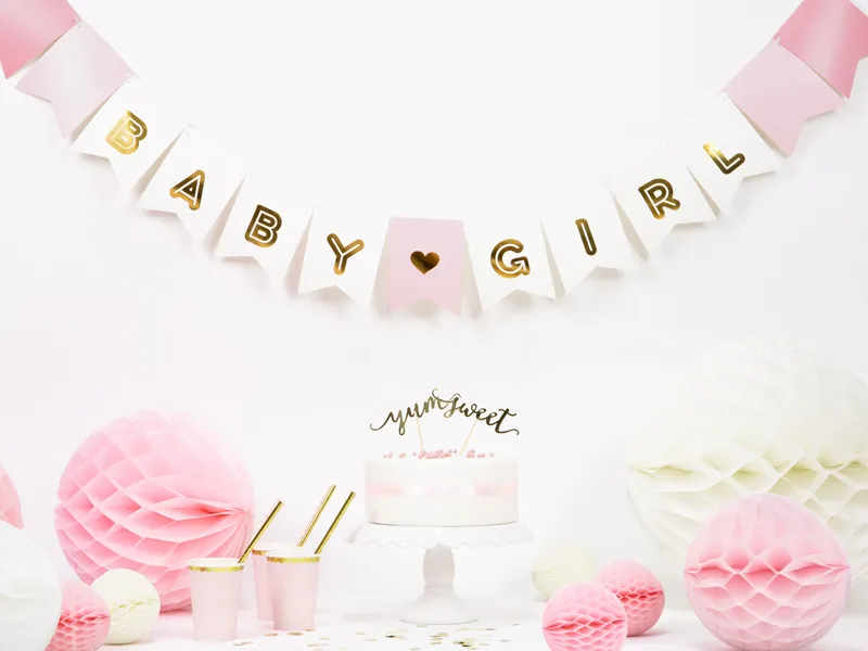 Pink Honeycomb Ball Backdrop